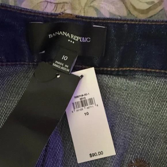 Banana Republic Dark Blue Women's Denim Skirt - Picture 8 of 12